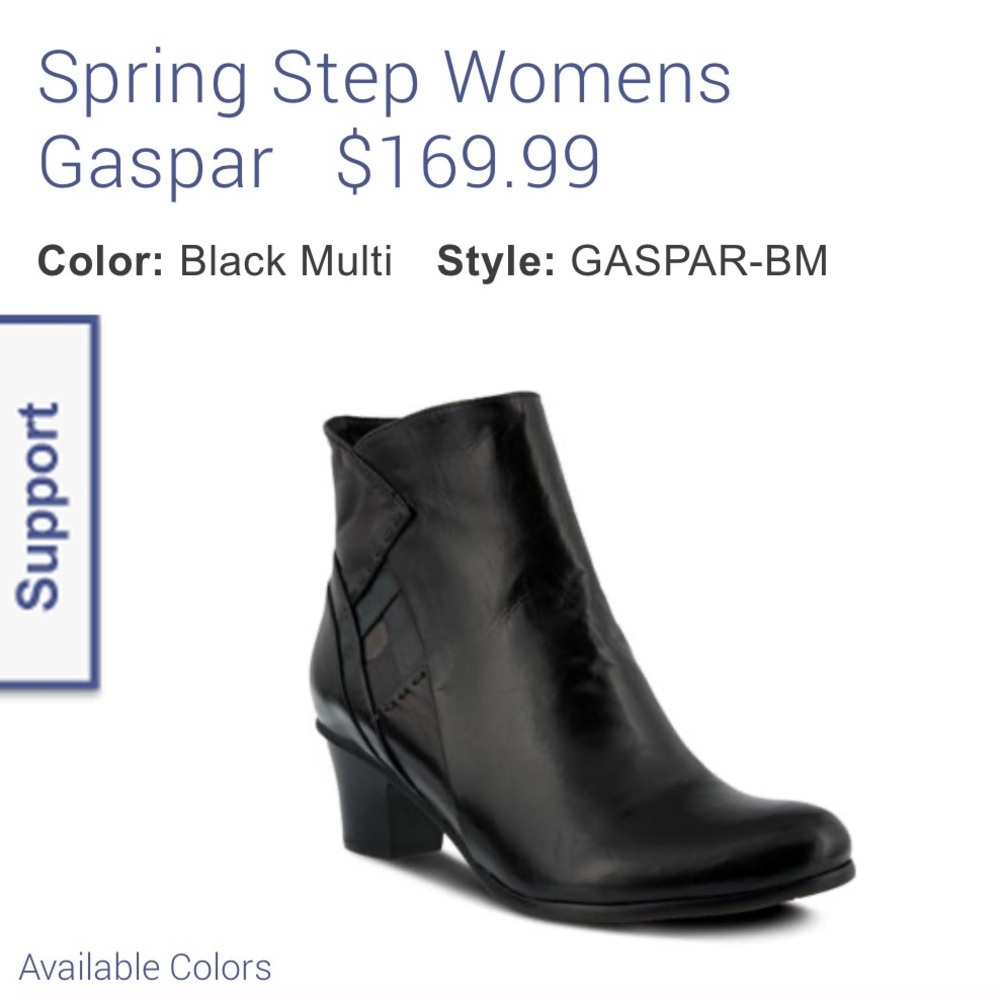 Spring Step women’s Gaspar Ankle Boot